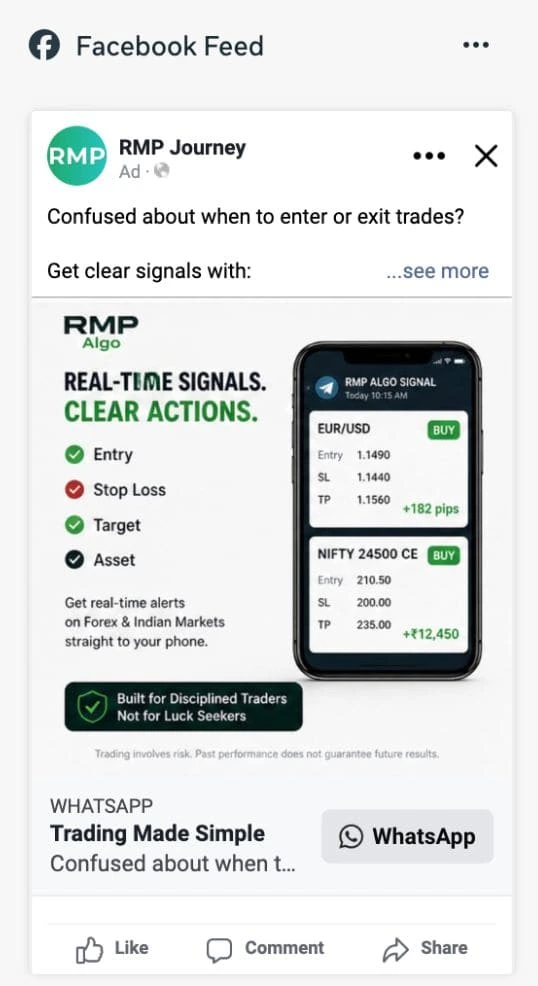 Facebook Feed ad preview
