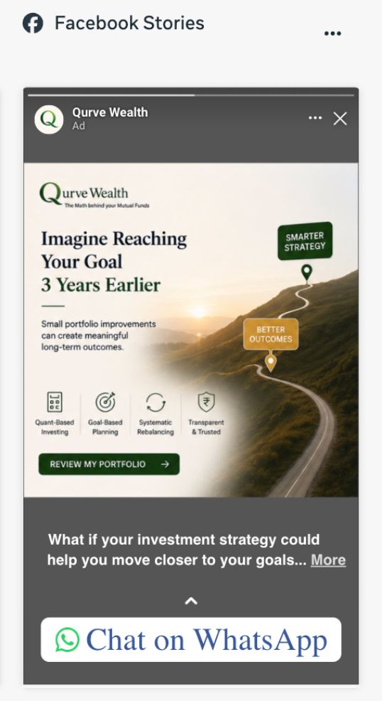 Facebook Stories ad preview