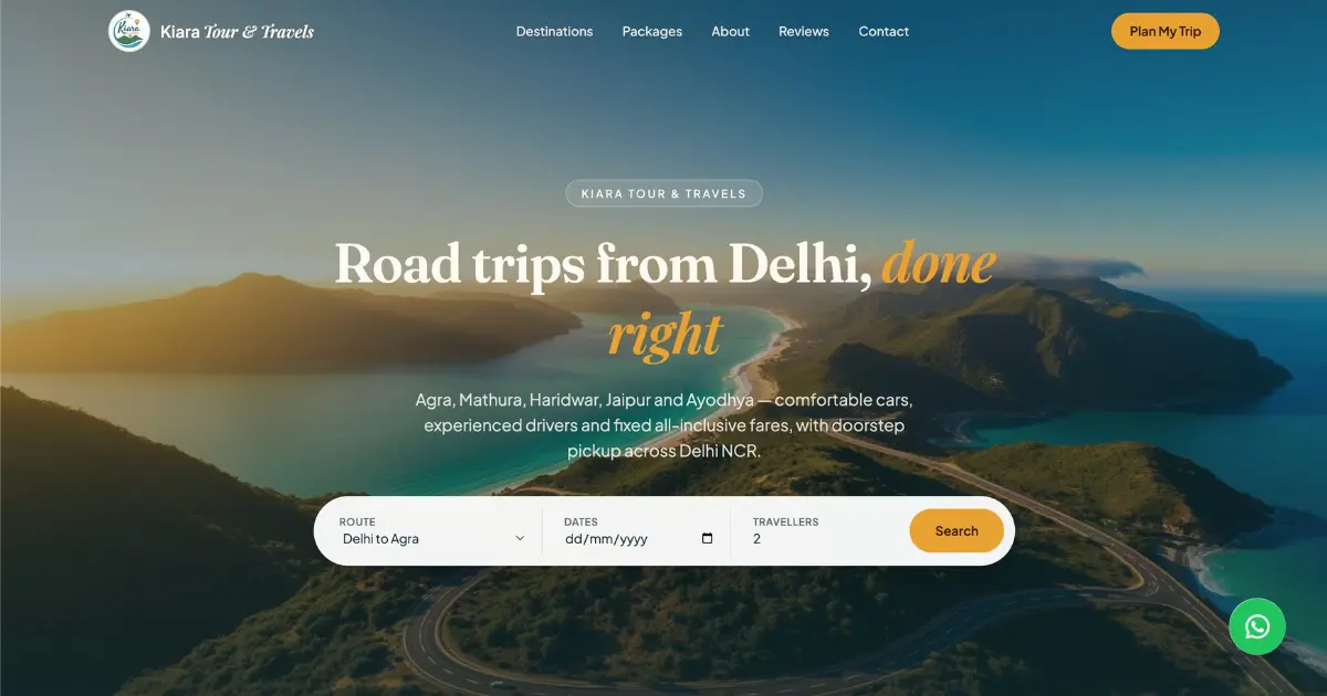 Kiara Tour & Travels case study