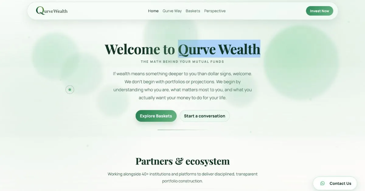 Qurve Wealth case study